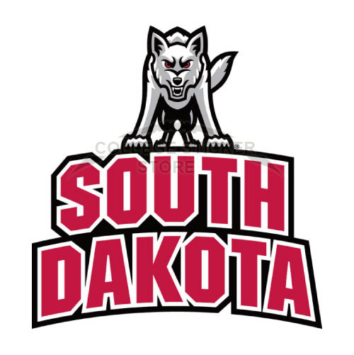 Homemade South Dakota Coyotes Iron-on Transfers (Wall Stickers)NO.6220